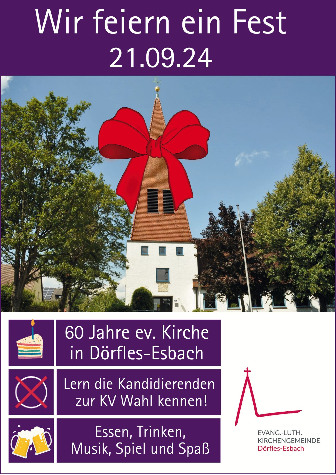 60 Jahre evangelische Kirche Dörfles-Esbach